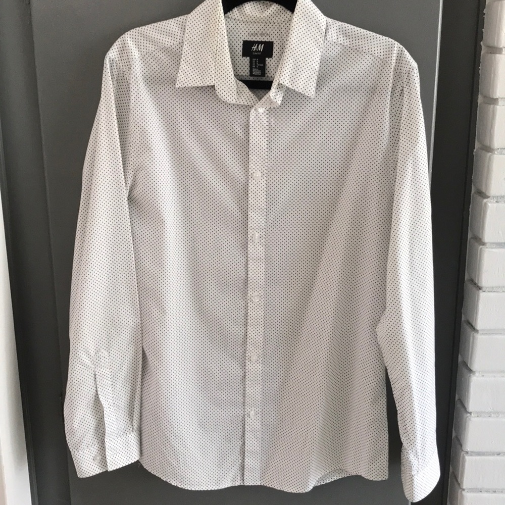 Men’s H&M Slim Fit easy iron shirt
